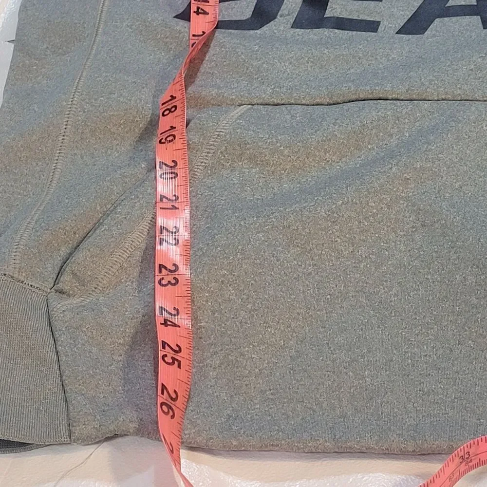 Nike Gray 'BEAST' Pullover Hoodie with Black Logo